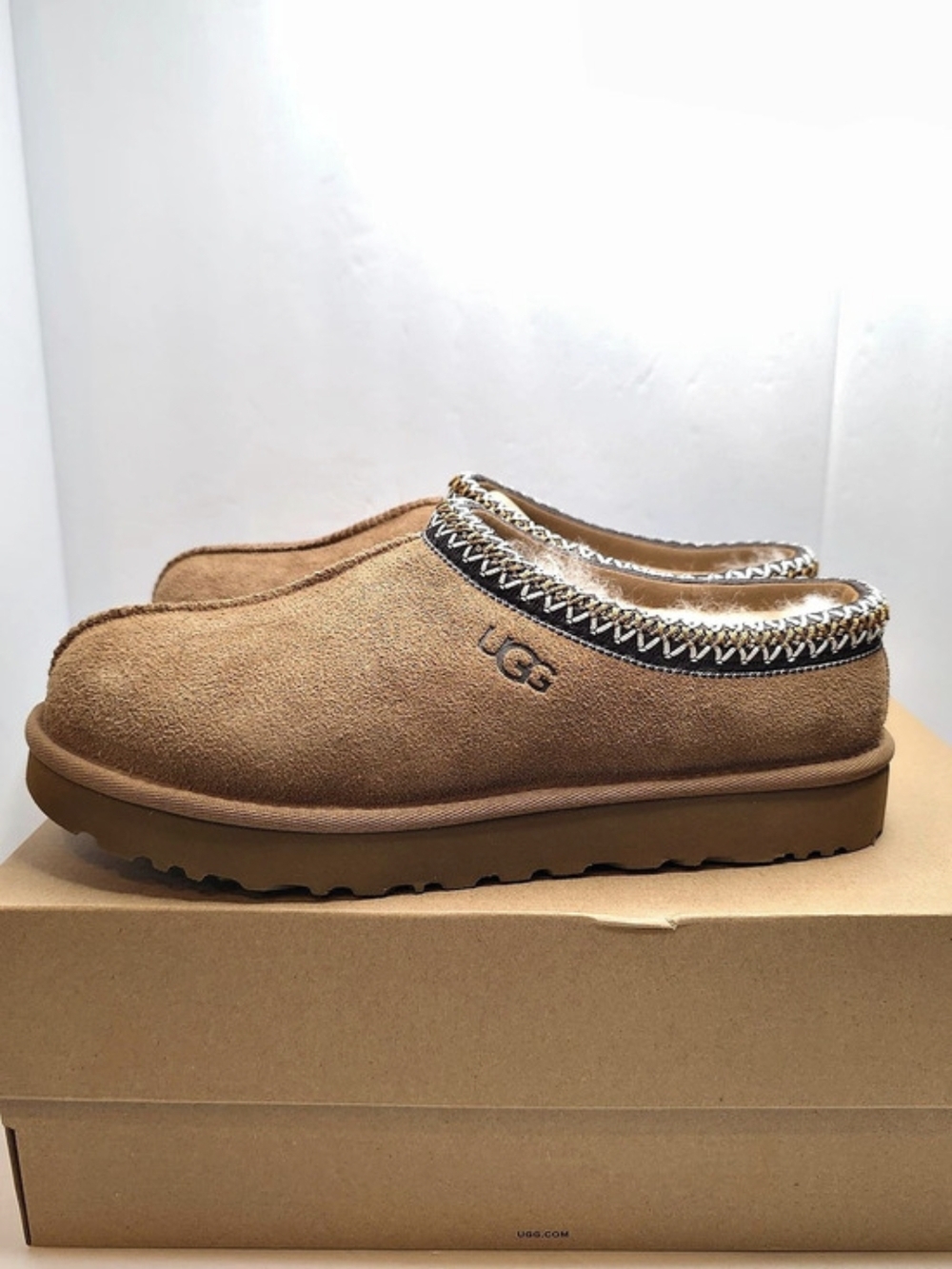 UGG Tasman Slipper Suede Brown US 9